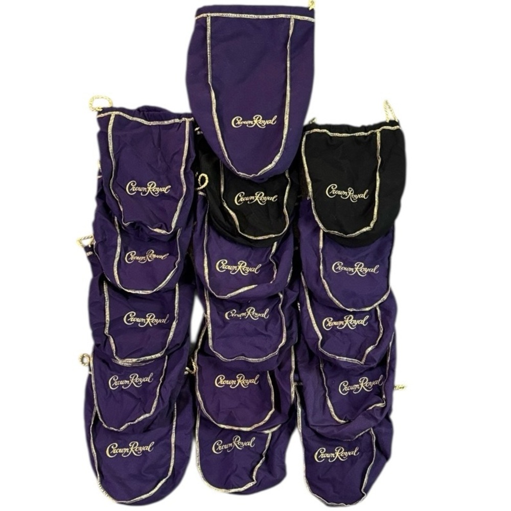 Crown Royal Purple and Gold 16 Bags
